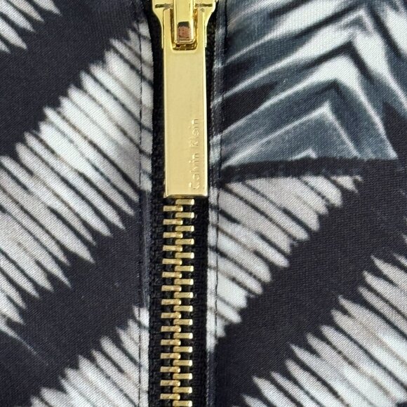 Calvin Klein Dress Size 6 Black Multi Women Dress - Picture 4 of 12